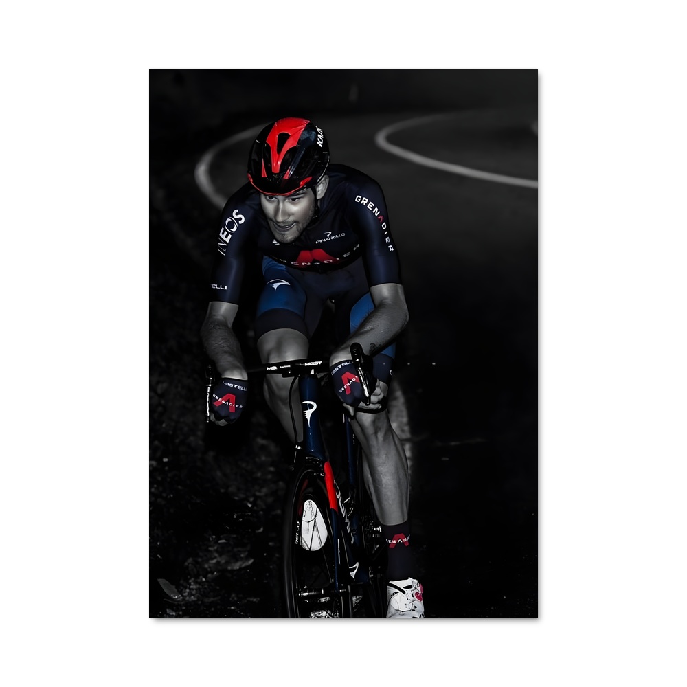 Poster Piste et Passion – affiche Cyclisme